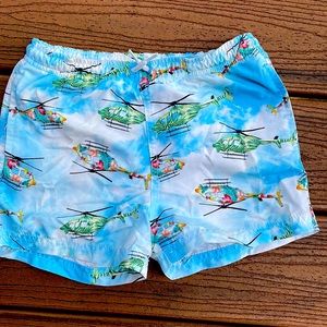 Zara swim trunks helicopters 🚁 size 7